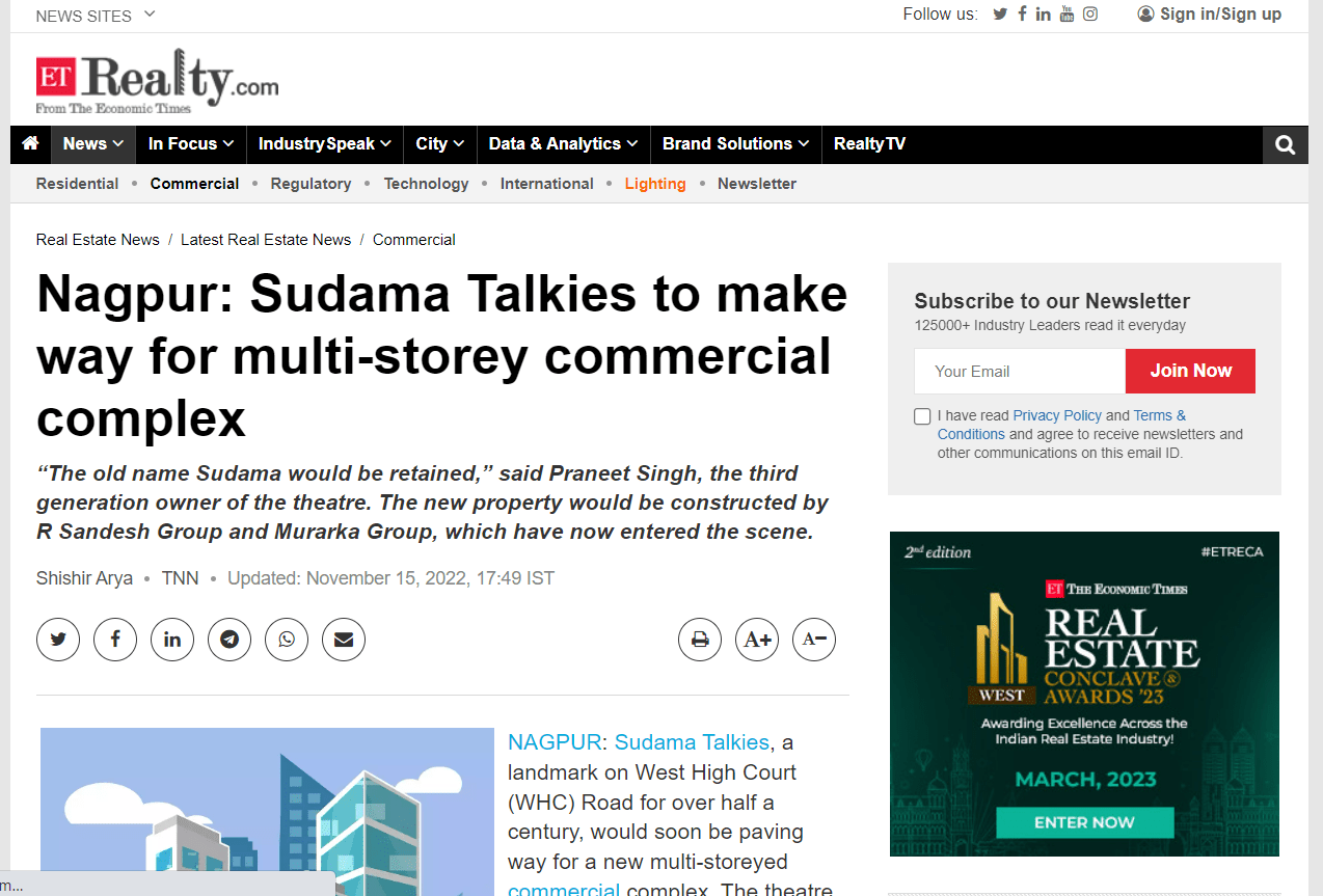 ET Realty site Advertising Rates ET Realty site Ads Advertise